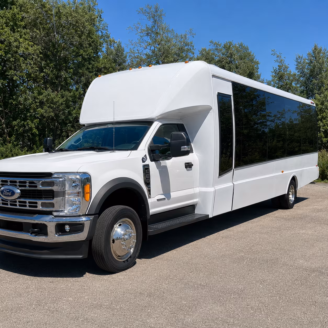 bus rentals for corporate relocations and large group moves in pflugerville
