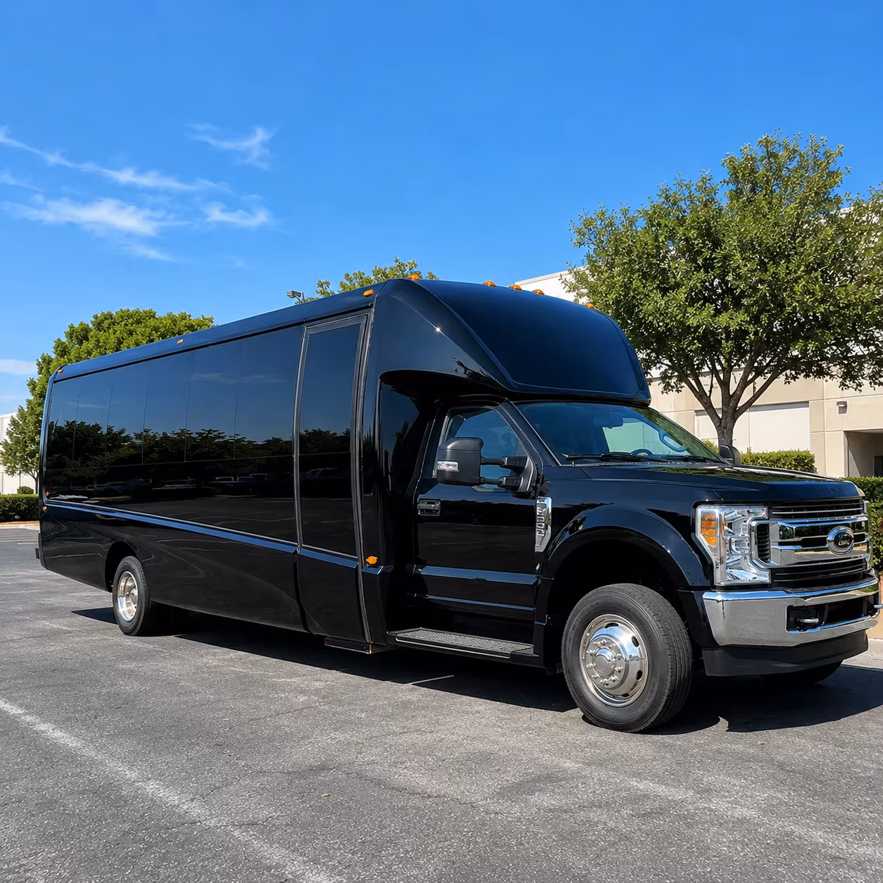 charter buses for large pflugerville prom groups and multi school pickups