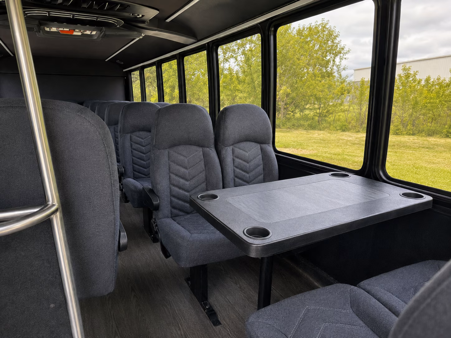 pflugerville 15 passenger minibus inside