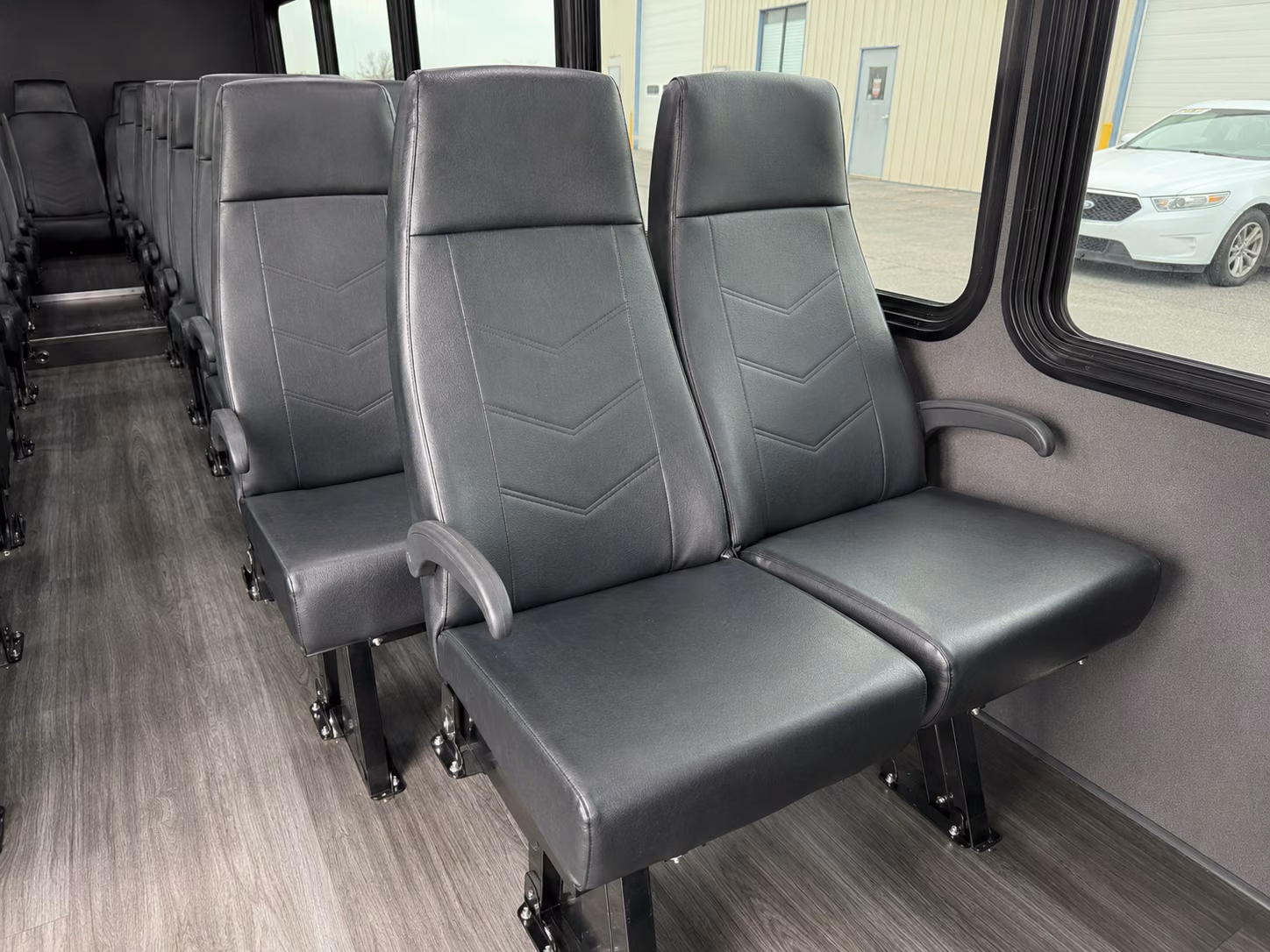 pflugerville 15 passenger minibus interior