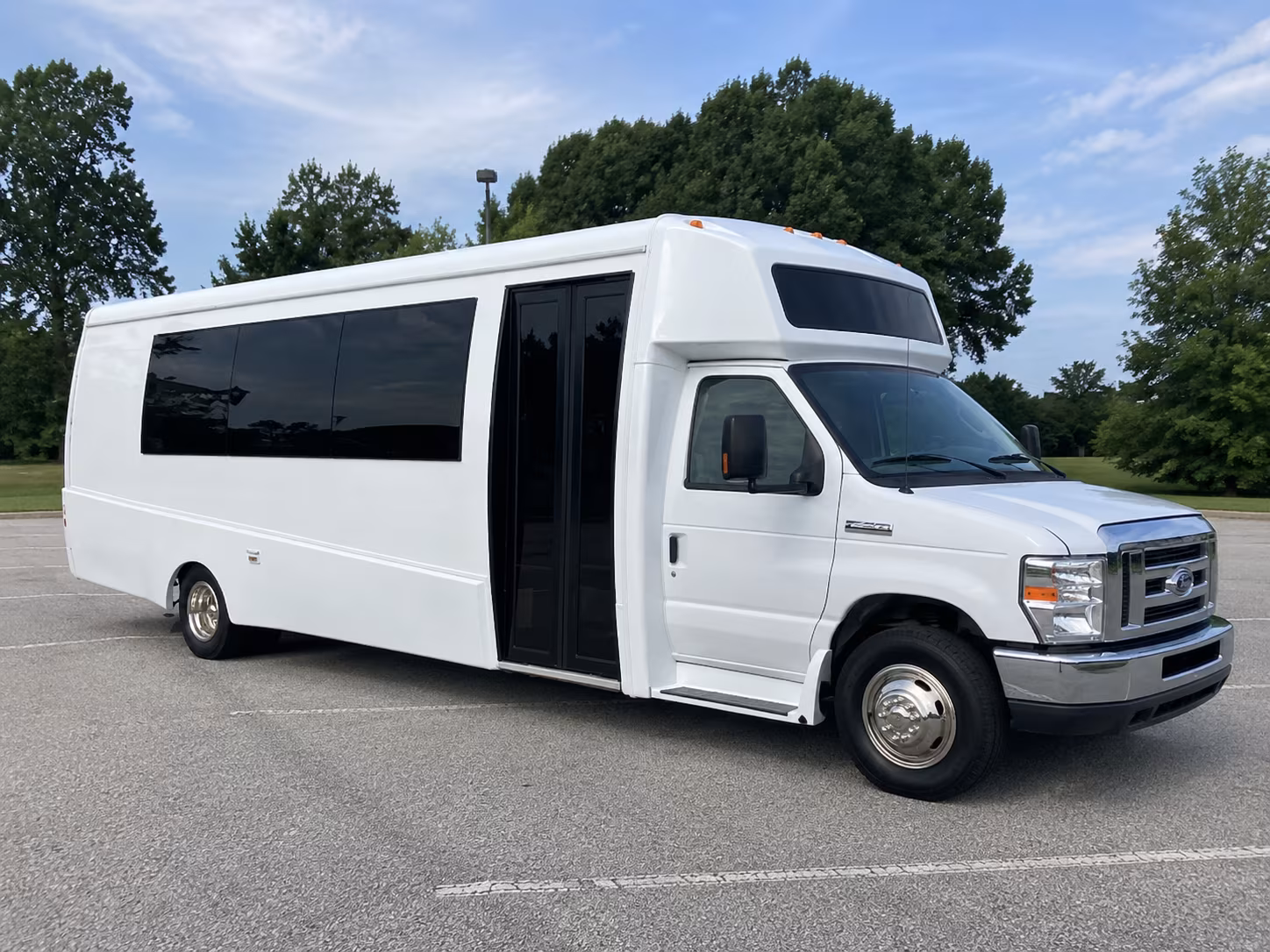 pflugerville 18 passenger party bus