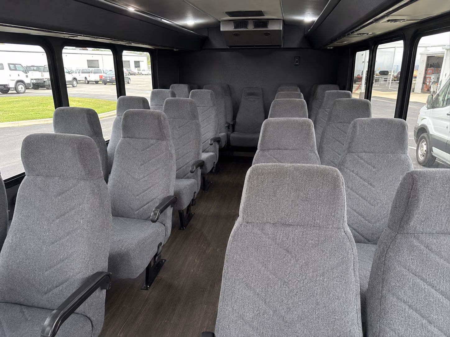pflugerville 20 passenger minibus interior
