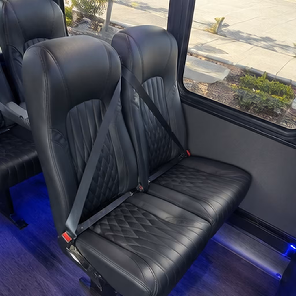 pflugerville 25 passenger minibus inside