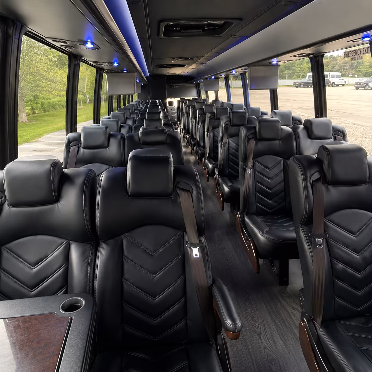 pflugerville 25 passenger minibus interior