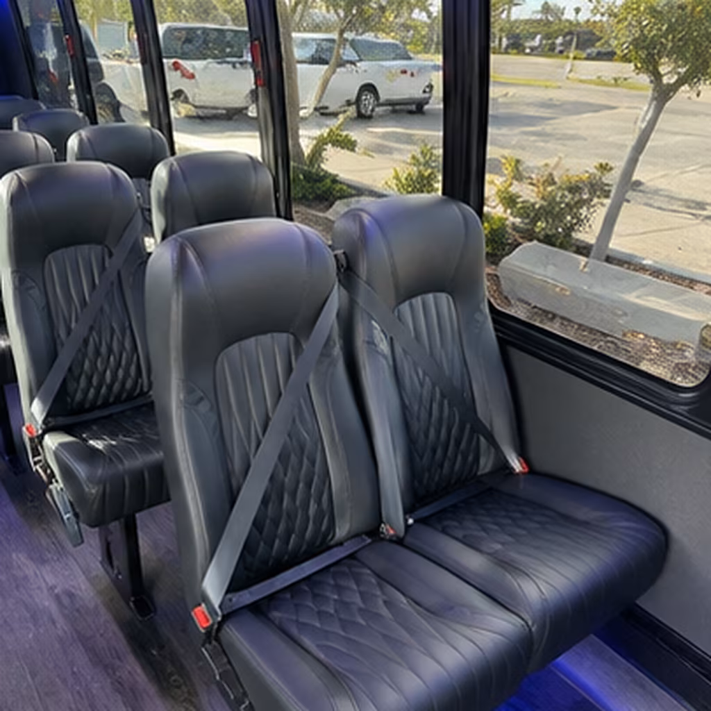 pflugerville 30 passenger minibus inside