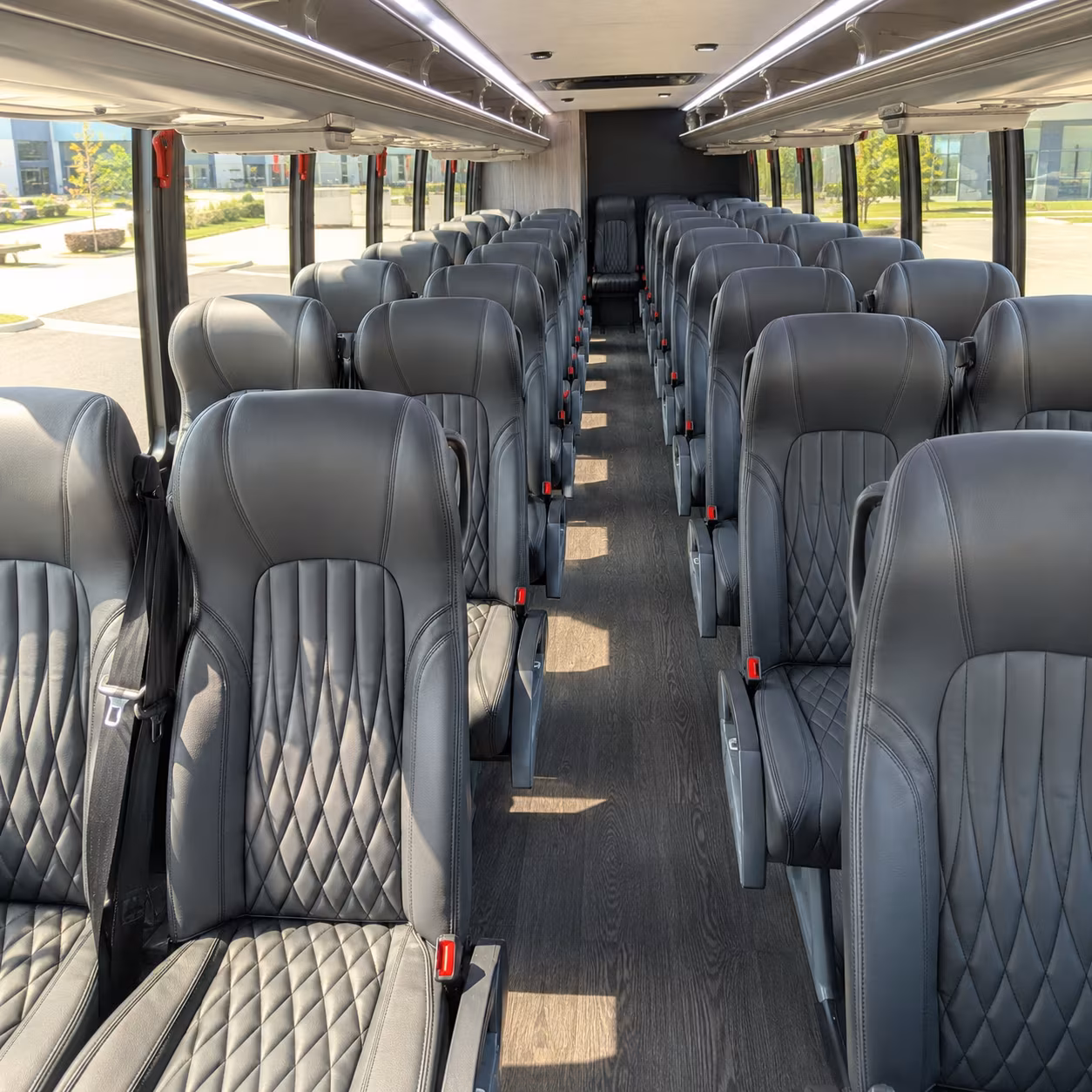 pflugerville 35 passenger minibus inside