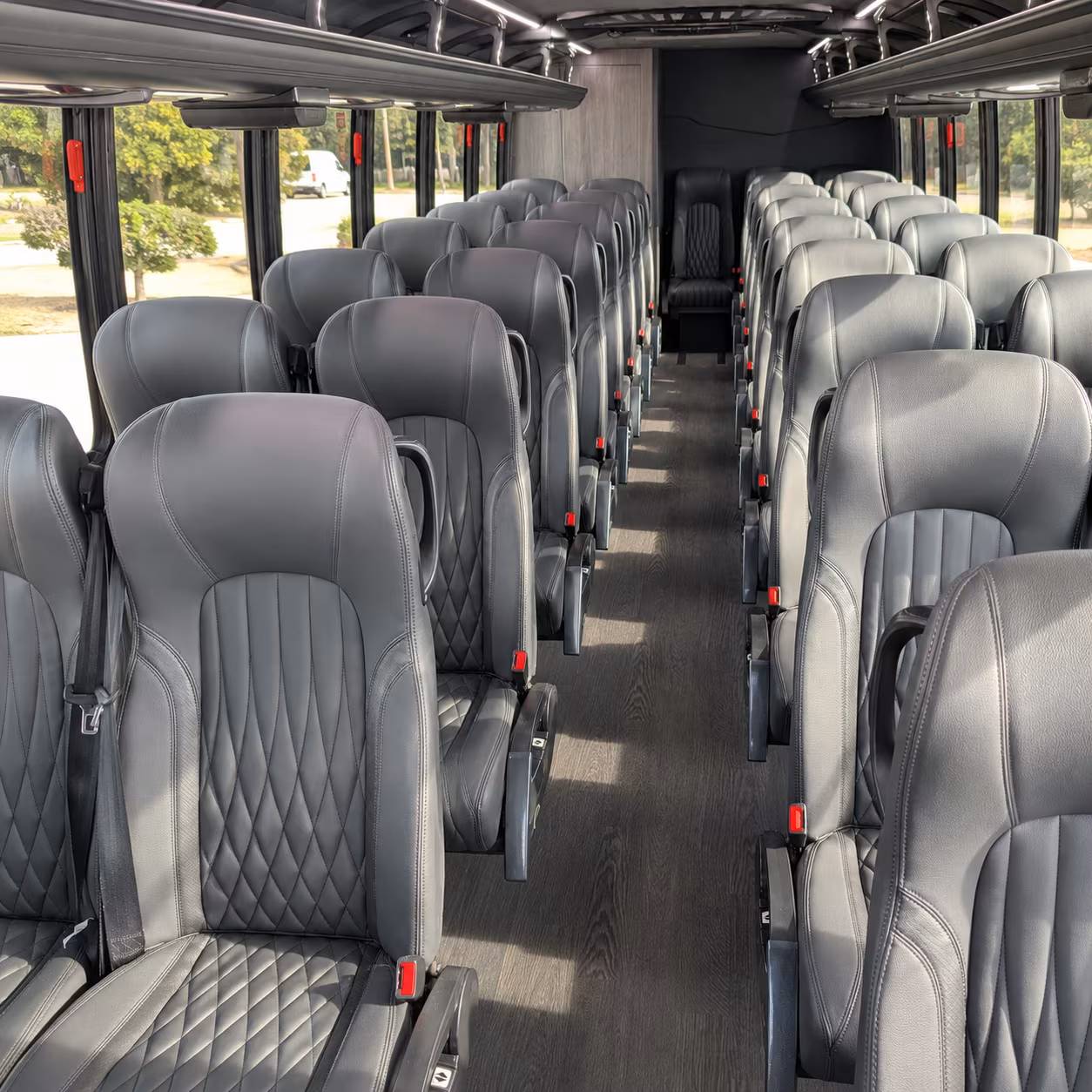 pflugerville 35 passenger minibus interior