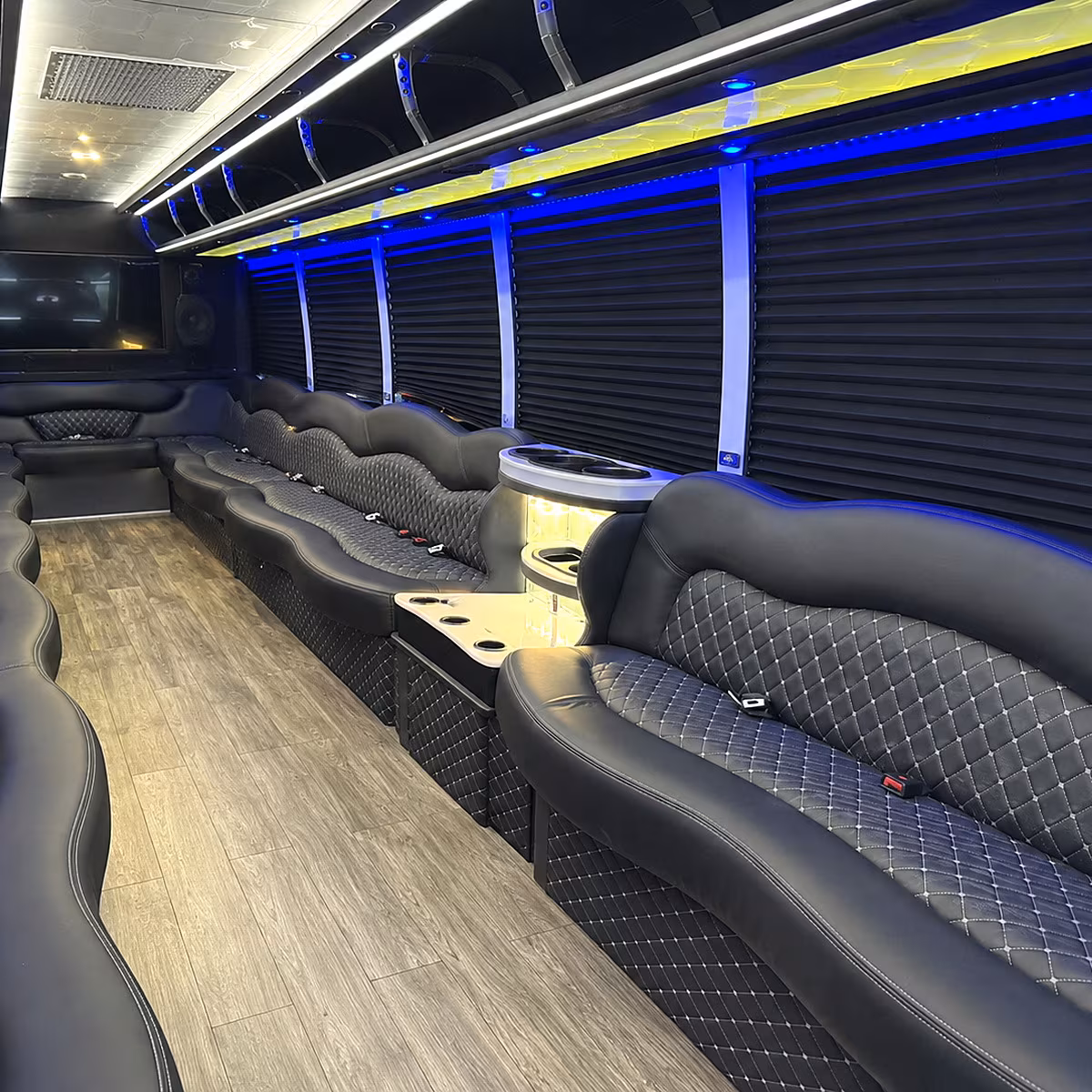 pflugerville party bus interior