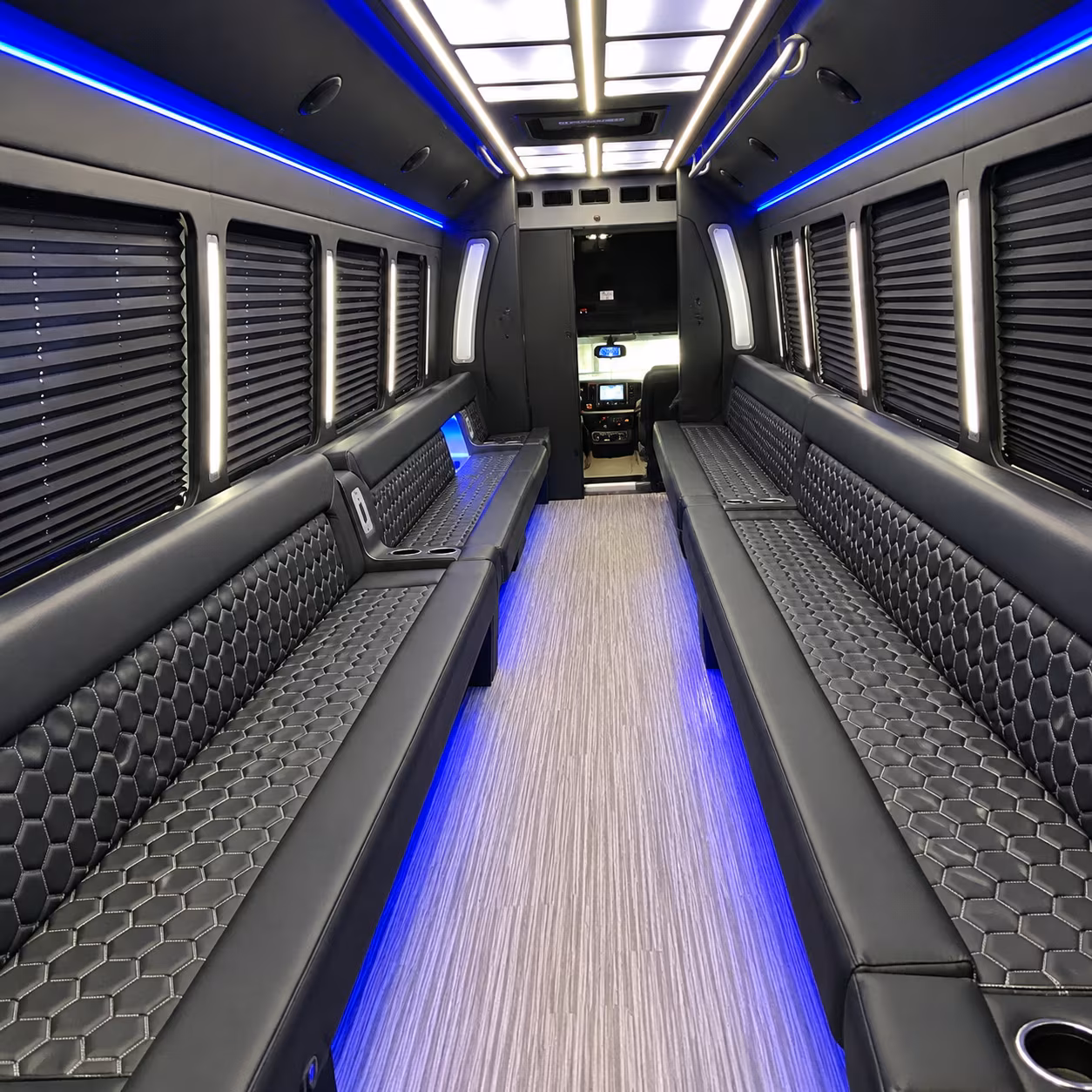 pflugerville party bus rental interior