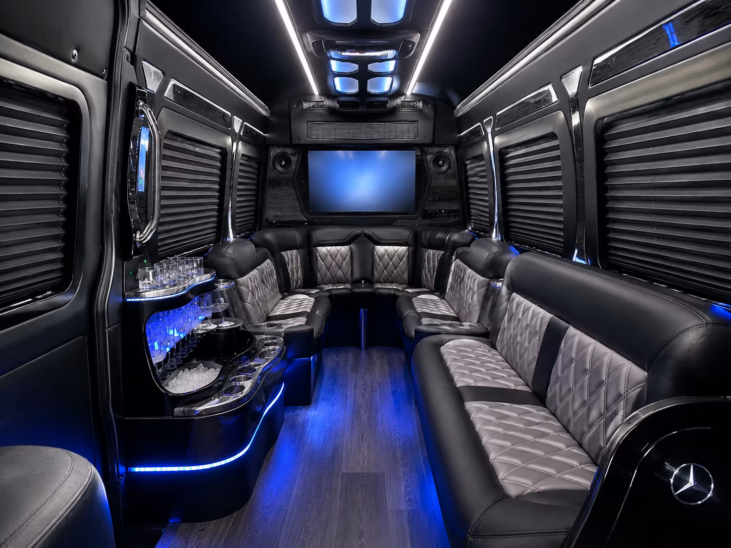 pflugerville sprinter limousine interior